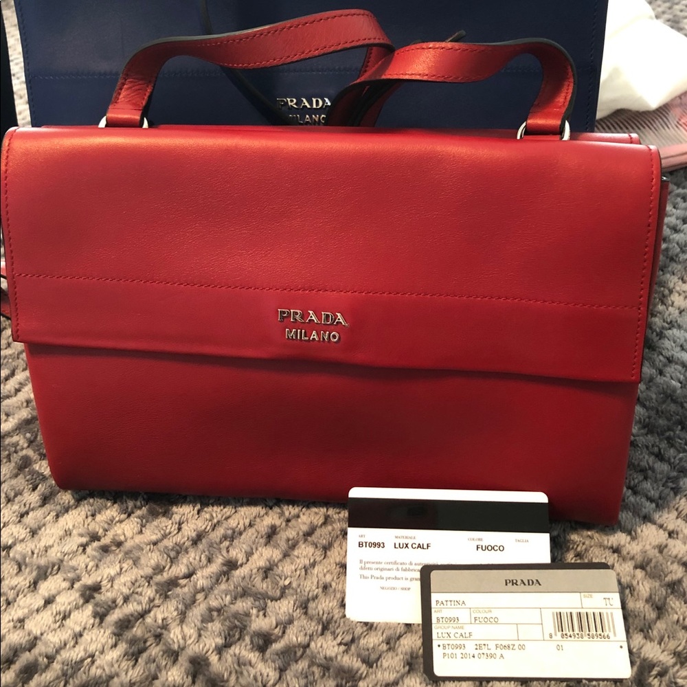 Prada Leather shoulder/crossbody bag